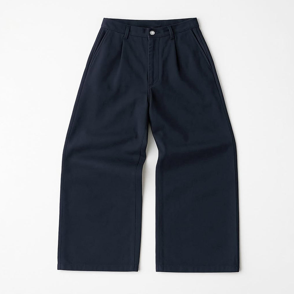 Custom Men's High Waist Dress Pants Formal Casual Suit Trousers