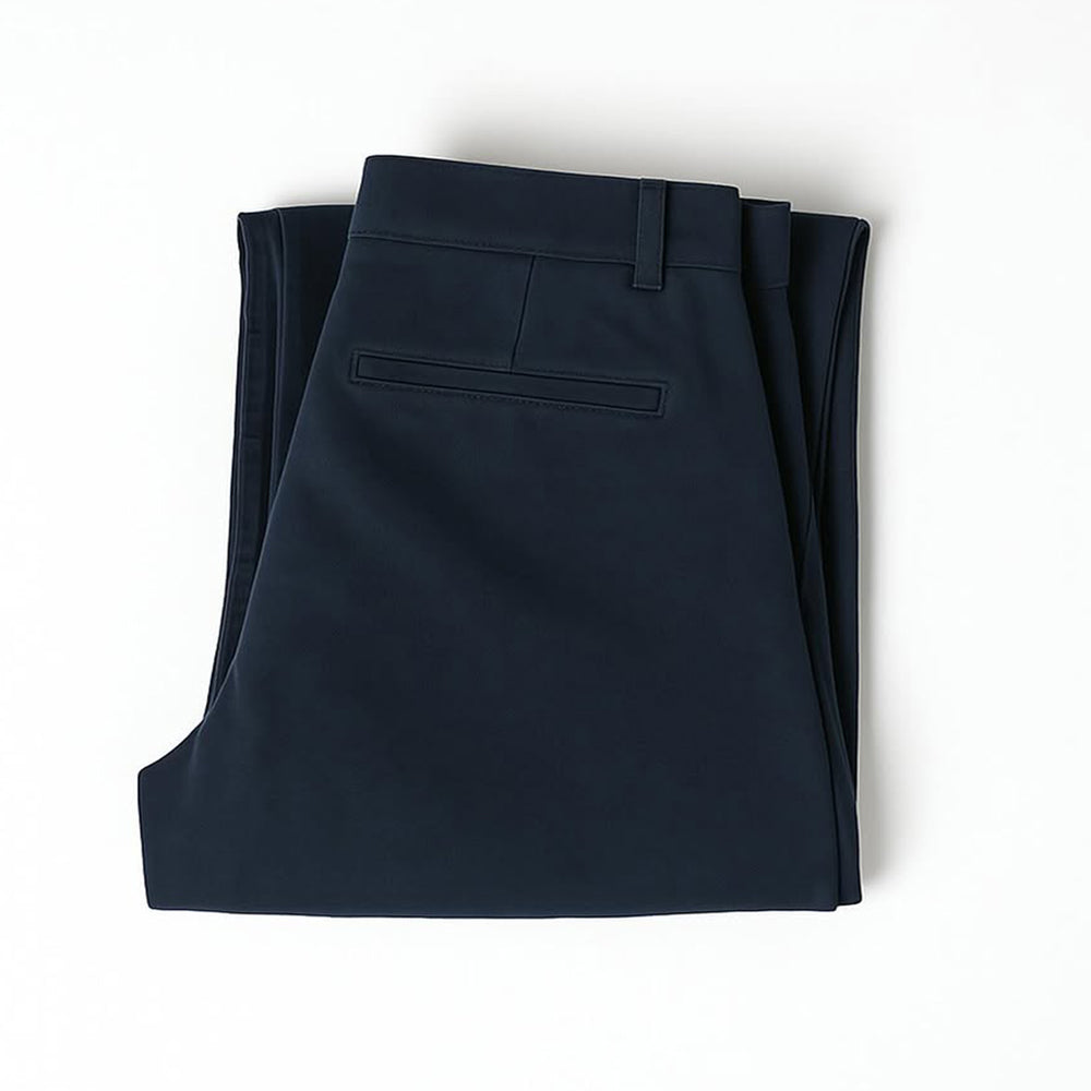 Custom Men's High Waist Dress Pants Formal Casual Suit Trousers